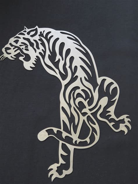 metal fabrication art tigers|Metal Tiger Art .